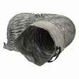 Master Industrial MHD-BX1215 12 in. x 15 ft High Temperature Gray Flexible Ducting with Cinch Straps (1 Each)