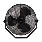 Master MAC-18WB 18 in High Velocity 3 Speed Wall Ceiling Mount Fan Black