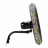 Master MAC-24WOSC 24 Inch High Velocity Oscillating Wall Mount Fan 3900 CFM 3 Speed 120V (1 Each) - 2