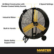 Master MAC-30D 30 Inch Direct Drive Drum Fan Portable Air Circulator - 2