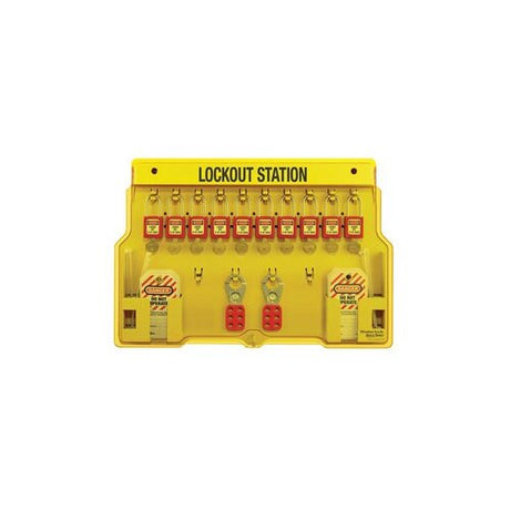 MasterLock 1483BP410 10-Lock Padlock Station, Z.T. Padlocks