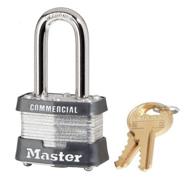 MasterLock 3KALF3753 #3 Long Hasp Lock Keyed Alike / Key#3753