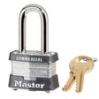 MasterLock 3KALF3753 #3 Long Hasp Lock Keyed Alike / Key#3753