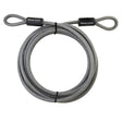 MasterLock 72DPF 15' Galvanized Steel Cable with Loop Ends