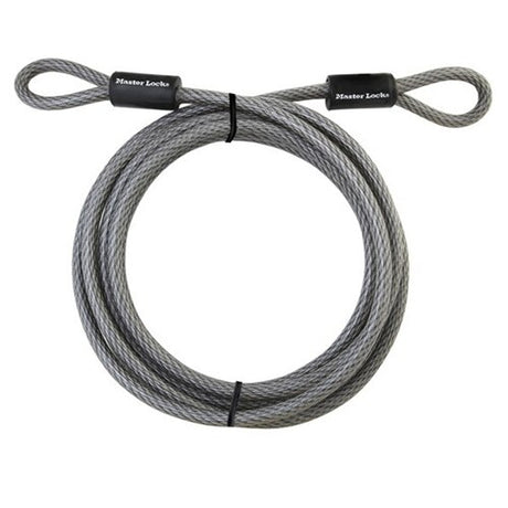 MasterLock 72DPF 15' Galvanized Steel Cable with Loop Ends