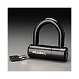 MasterLock 8118DPF Vinyl-Covered Mini U-Lock, 3-11/16"