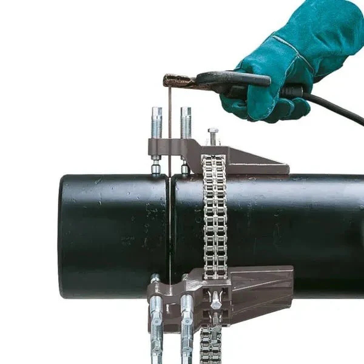 Mathey D250-SC Sturdi Pipe Chain Clamp for 1" to 12" Pipe Alignment and Reforming - 5