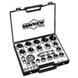 Mayhew 66002 SAE Hollow Punch Set with Handle and Case (27 Piece)