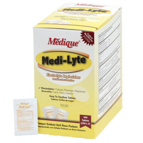 Medique Products 03013 Medi-Lyte Electrolyte Replenisher Tablets for Heat Stress and Muscle Cramps (500 Tablets)