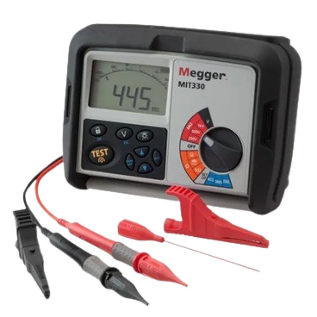 Megger MIT310 250/500/1000 V Insulation and Continuity Tester with Voltage Range