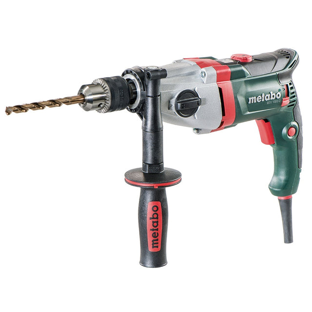 Metabo 600574420 BEV 1300 1100W 9.6Amp Corded Impulse 2-Speed Hammer Drill