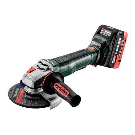 Metabo 601737620 WPB 18 LT BL 11-150 Quick 6" 18V Brushless Cordless Braking Angle Grinder Kit (2 Batteries, Charger)