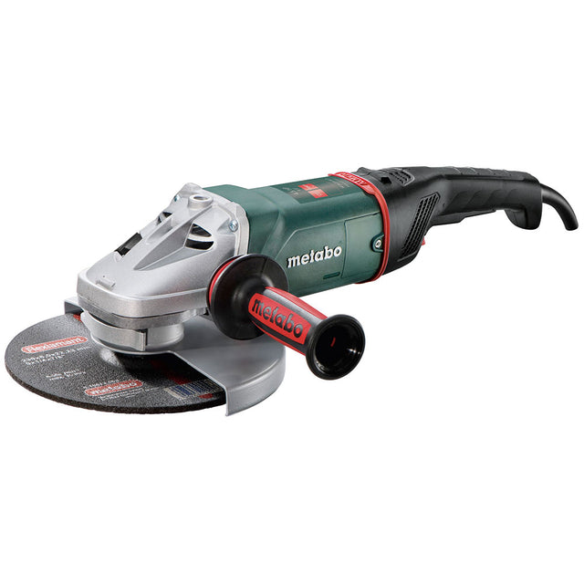 Metabo 606467420 W 24-230 MVT 15Amps 6600RPM 9" Corded Angle Grinder with Deadman Lock-Off