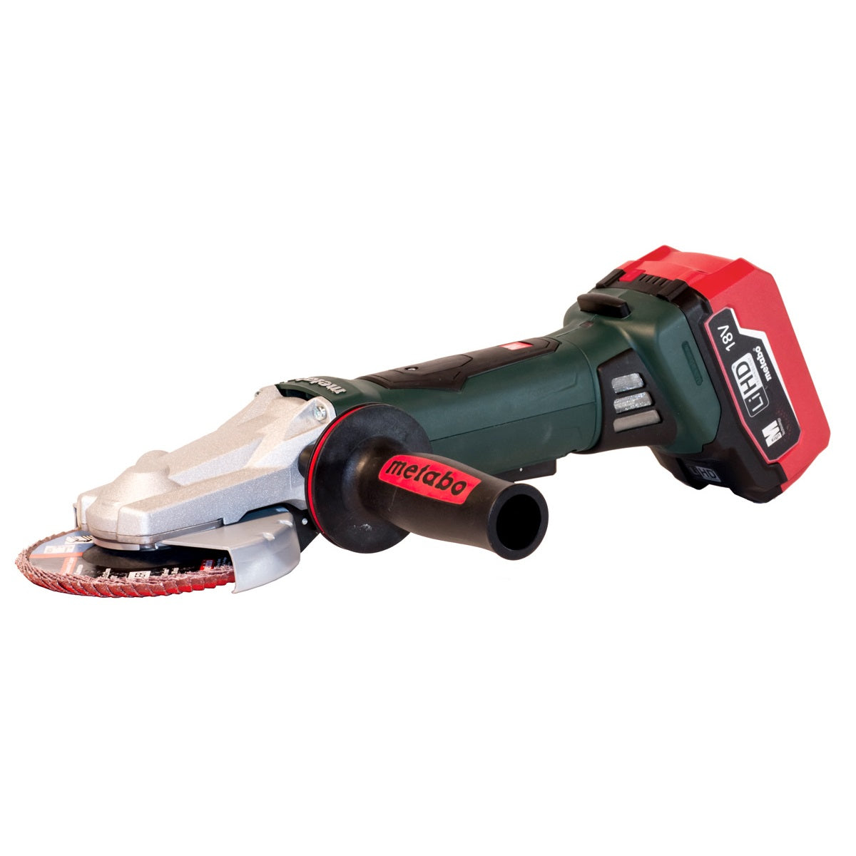 Metabo US613070620 WPF 18 LTX 125 Cordless Flat Head Angle Grinder Kit