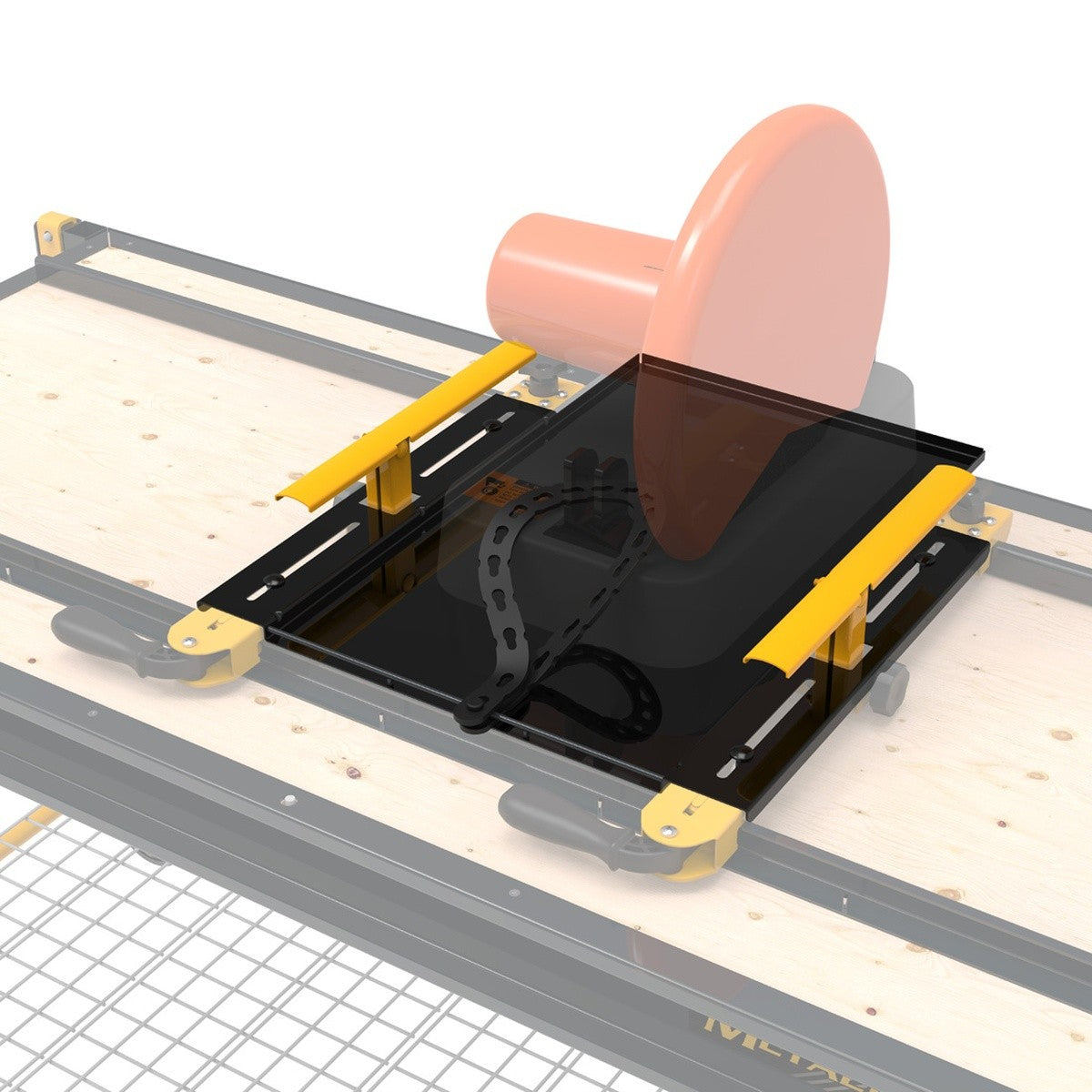 Metal Tech I-CSS Chop Saw Support Tray for ScaffoldBench - 2
