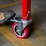 MetalTech I-C1CAS6 6 in Scaffold Caster for Buildman Series Double Locking Pin - 2