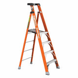 Metal Tech E-PSFB4T1A 4' Safespace Platform Fiberglass Step Ladder