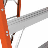 Metal Tech E-PSFB4T1A 4' Safespace Platform Fiberglass Step Ladder - 5