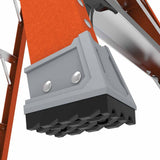 Metal Tech E-PSFB4T1A 4' Safespace Platform Fiberglass Step Ladder - 6
