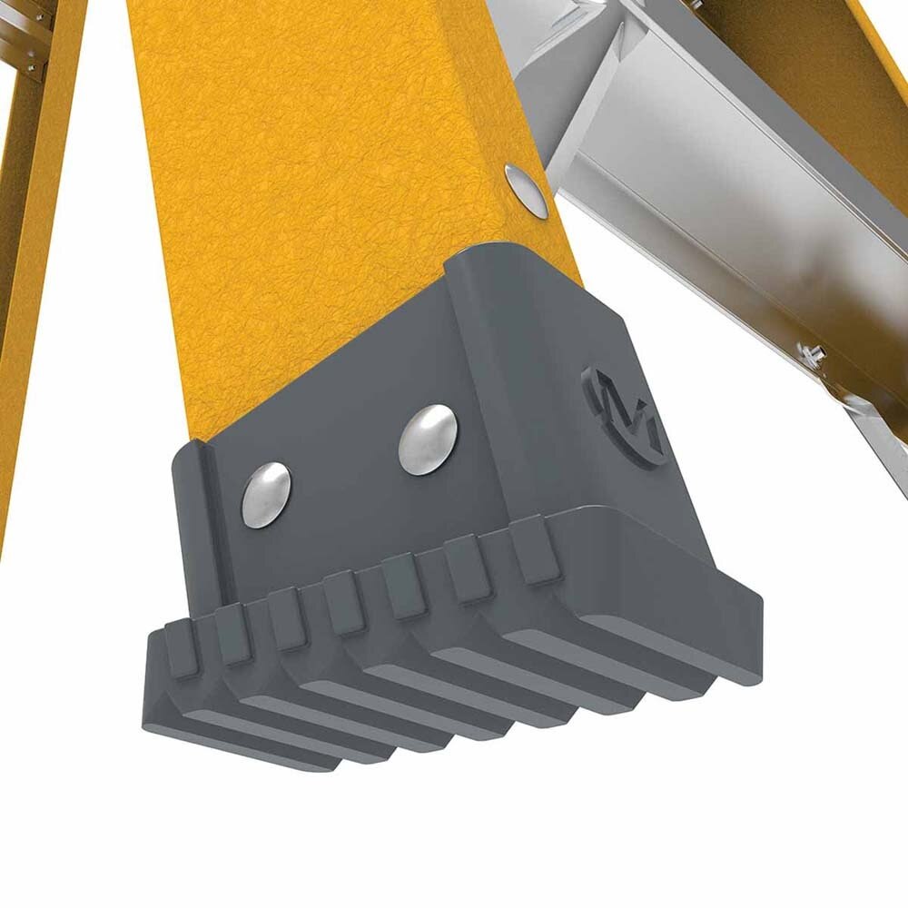 Metal Tech E-SLFB4T1A 4' Fiberglass Step Ladder 300 LB - 6