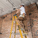 Metal Tech E-SLFB4T1A 4' Fiberglass Step Ladder 300 LB - 7
