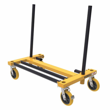 Metal Tech I-BMDHER31YGRPRK KIT OF ONE WALL HAULER H SERIE DRYWALL CART WITH TWO PIPE RACKS