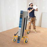 Metal Tech I-BMDHER31YGRPRK KIT OF ONE WALL HAULER H SERIE DRYWALL CART WITH TWO PIPE RACKS - 6