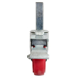 Metaltech I-C1CAS6DW 6" Caster with Square Stem Yellow and Grey with Locking Pin - 2