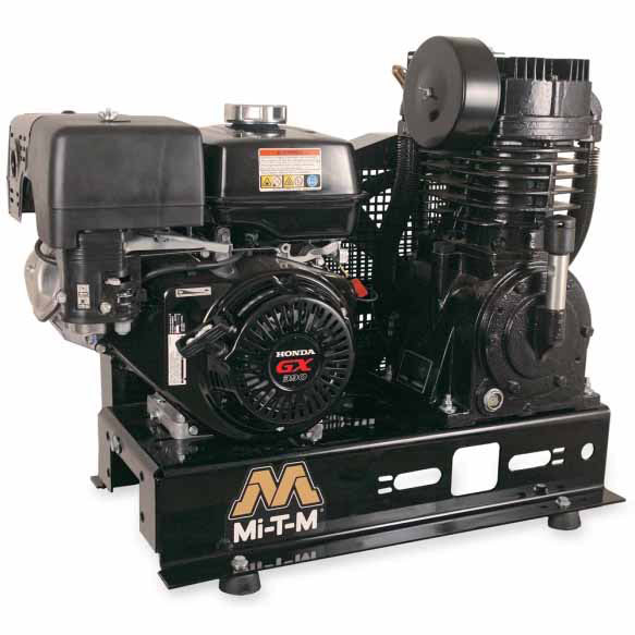 Mi-T-M ABS-13H-B Base Mount Two Stage Gasoline Air Compressor