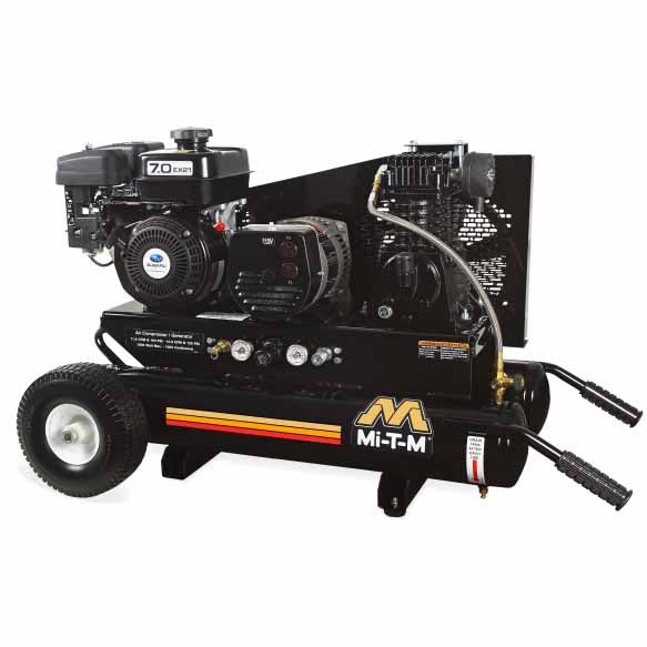 Mi-T-M AG1-PR07-08M1 8-Gallon Single Stage Gasoline Air Compressor