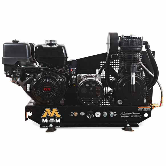 Mi-T-M AG2-SM14-B 8-Gallon Two Stage Air Compressor/Generator Combination