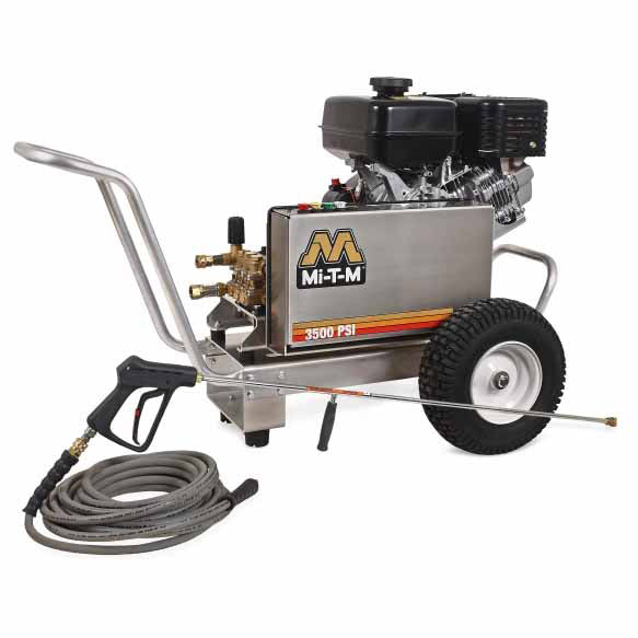 Mi-T-M CBA-3504-1MAS CBA Aluminum Series Gasoline Belt Drive Cold Water Pressure Washer