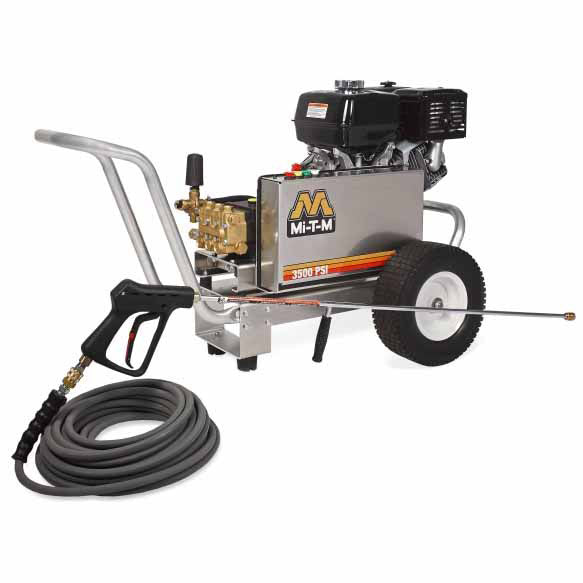 Mi-T-M CBA-3504-1MGH CBA Aluminum Series Gasoline Belt Drive Cold Water Pressure Washer