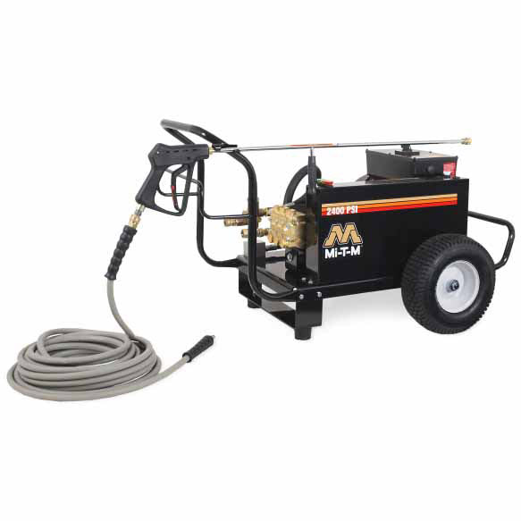 Mi-T-M CW-2405-4ME1 CW Premium Series Electric Belt Drive Cold Water Pressure Washer