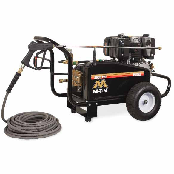 Mi-T-M CW-3004-0MKD CW Premium Series Electric Belt Drive Cold Water Pressure Washer