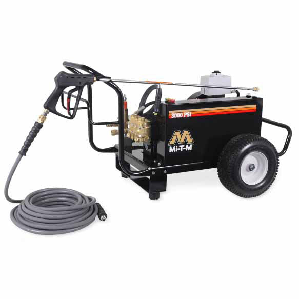 Mi-T-M CW-3004-4ME3 CW Premium Series Gasoline Belt Drive Cold Water Pressure Washer