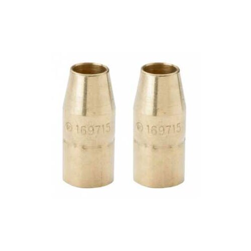 Miller 169715 1/2" Gun Nozzle, Flush, 2 Pack