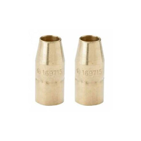 Miller 169715 1/2" Gun Nozzle, Flush, 2 Pack
