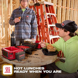 Milwaukee 0811-20 M18 Jobsite Lunch Warmer with Stainless Steel Containers (2 Containers) - 5