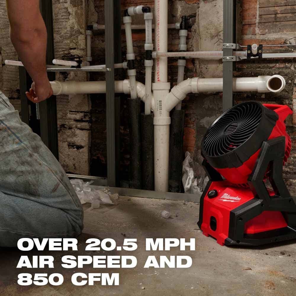 Milwaukee 0818-20 M18 Brushless PACKOUT Fan - 14