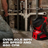 Milwaukee 0818-20 M18 Brushless PACKOUT Fan - 14