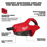 Milwaukee 0892-20 M18 Brushless Handheld Vacuum with HEPA filter and accessories (Tool Only) - 4