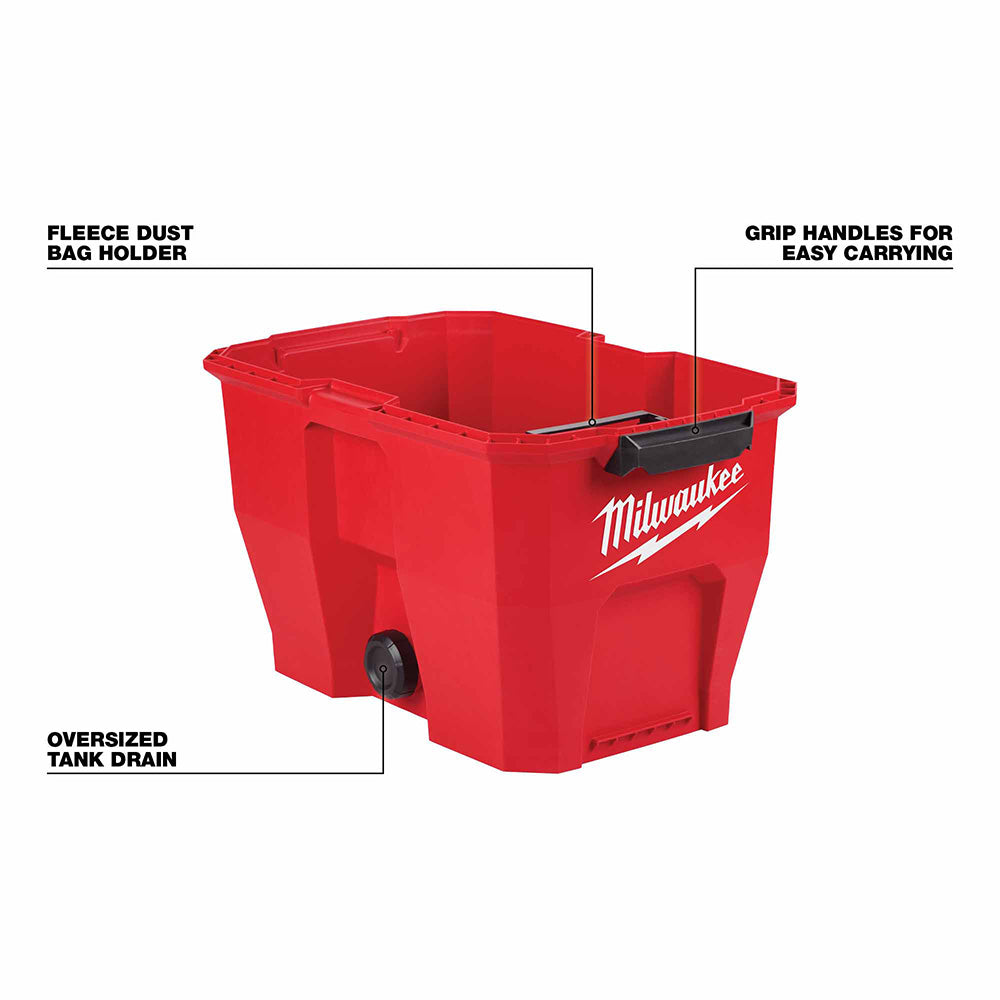 Milwaukee 0912-20 9 Gallon Wet/Dry Vacuum Tank - 2