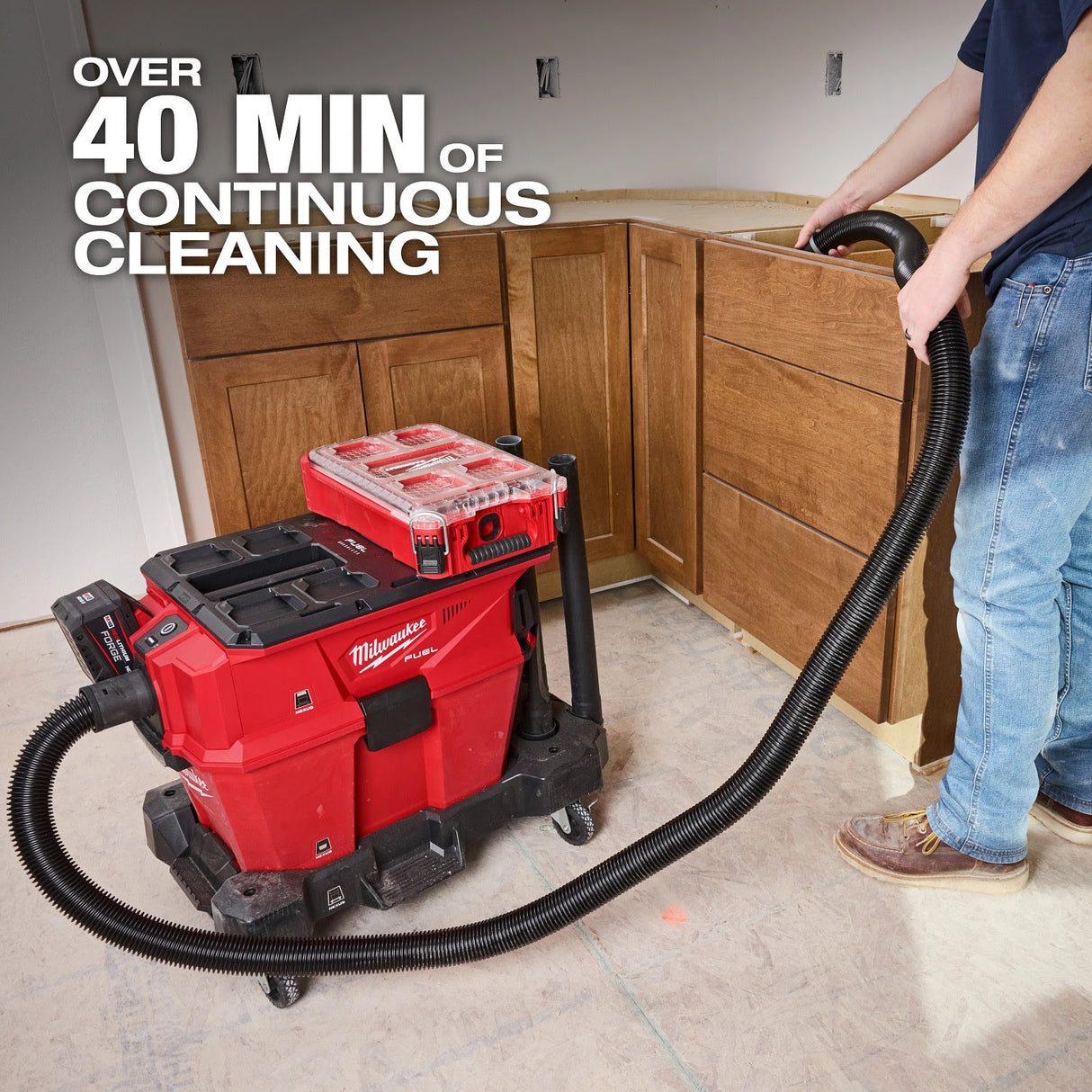 Milwaukee 0915-20 M18 FUEL NEXUS 6 GAL Wet/Dry Vacuum w/ PACKOUT Compatibility - 7
