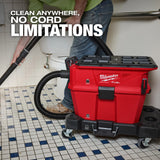 Milwaukee 0915-20 M18 FUEL NEXUS 6 GAL Wet/Dry Vacuum w/ PACKOUT Compatibility - 8