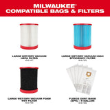 Milwaukee 0920-80 M18 FUEL 9 Gallon Dual-Battery Wet/Dry Vacuum, Bare Tool (Reconditioned) - 11