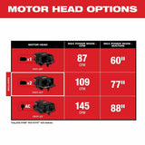 Milwaukee 0921-20 M18 FUEL Dual Battery Wet/Dry Vacuum Motor Head - 4