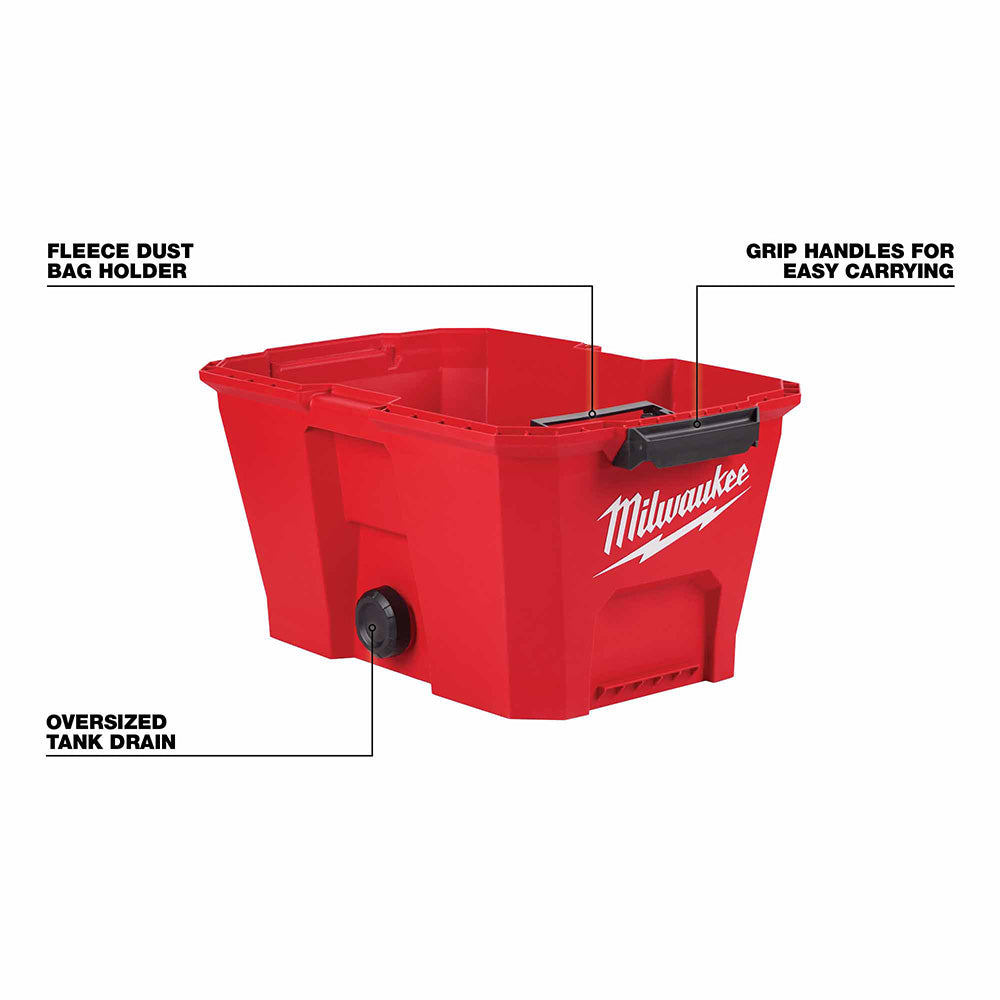 Milwaukee 0922-20 6 Gallon Wet/Dry Vacuum Tank - 4