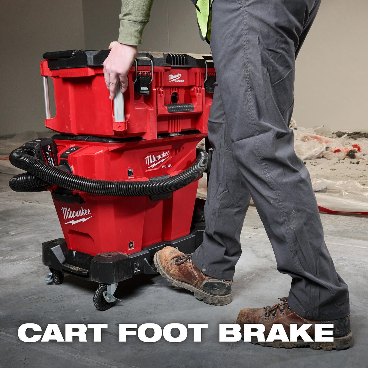 Milwaukee 0943-20 NEXUS Wet/Dry Vacuum Cart - 5