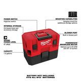 Milwaukee 0960-20 M12 FUEL 1.6 Gallon Wet/Dry Vacuum - 7